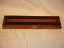 Large Rosewood And Ebony Cribbage Board - LRE55
