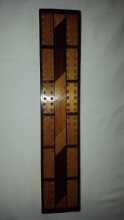Multi Veneered Vintage Cribbage Board - OVC40