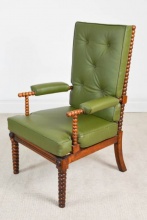 C. 1830 Bobbin Turned Lounging Chair - BTL1925