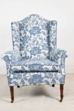 Georgian Style Late Victorian Wing Chair - GSL1750