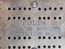 'Colts Firearms' Advertising Cribbage Board - CFC275