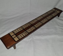 Large Victorian Painted Cribbage Board - LVPC90