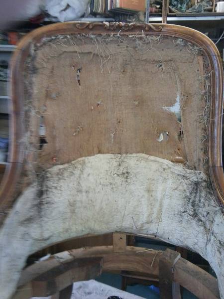 Deep Buttoned Walnut Victorian Chair
