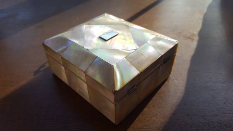 Victorian Mother of Pearl Box