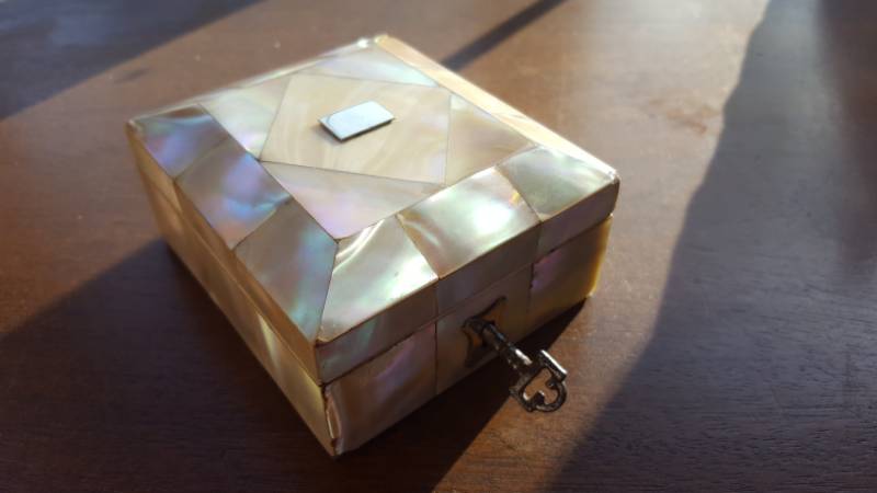 Victorian Mother of Pearl Box