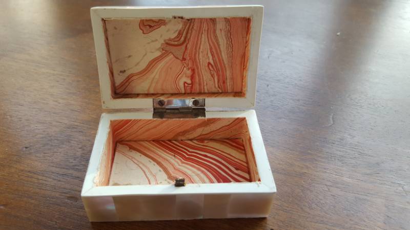 Victorian Mother of Pearl Box