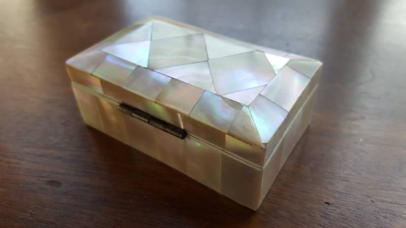 Victorian Mother of Pearl Box