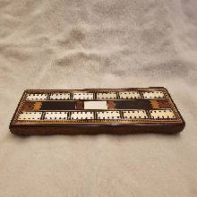Edwardian Inlaid Cribbage Board - EICa65
