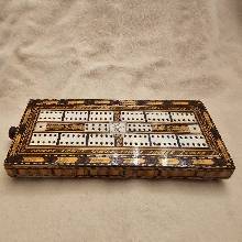 Masonic Georgian Tunbridgeware Cribbage Board Lighter Inlay - MGTL290